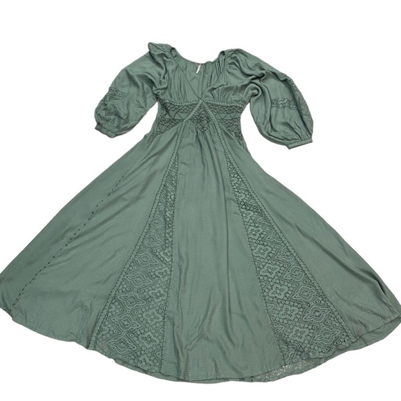 Free People Green Maxi Dress - Picture 4 of 9